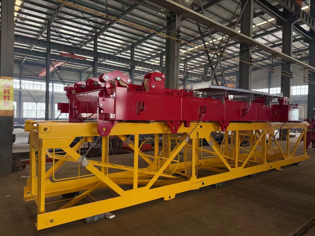 山东鸿达塔吊鸿达重工KHL4540P动臂塔机成功发往韩国