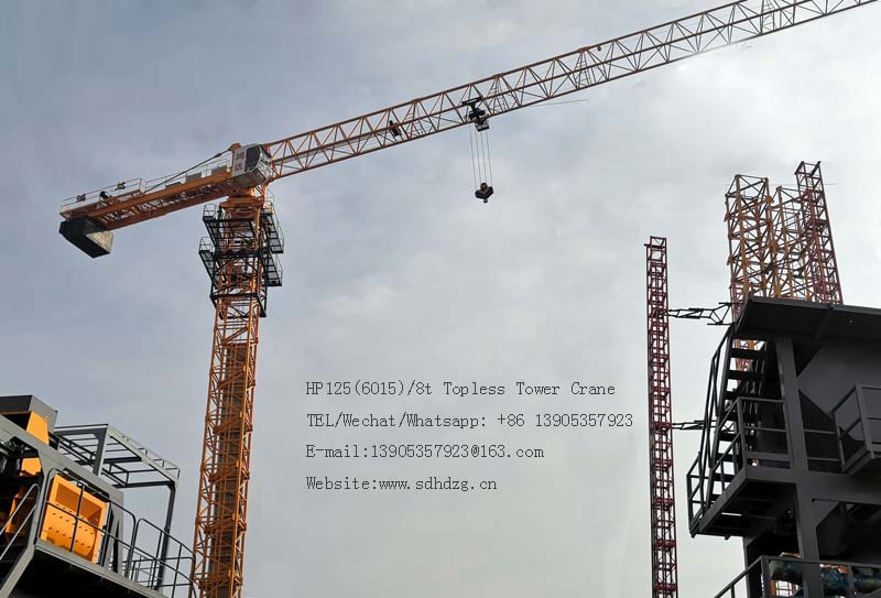 HP125 (6015) Flat-Top Tower Crane