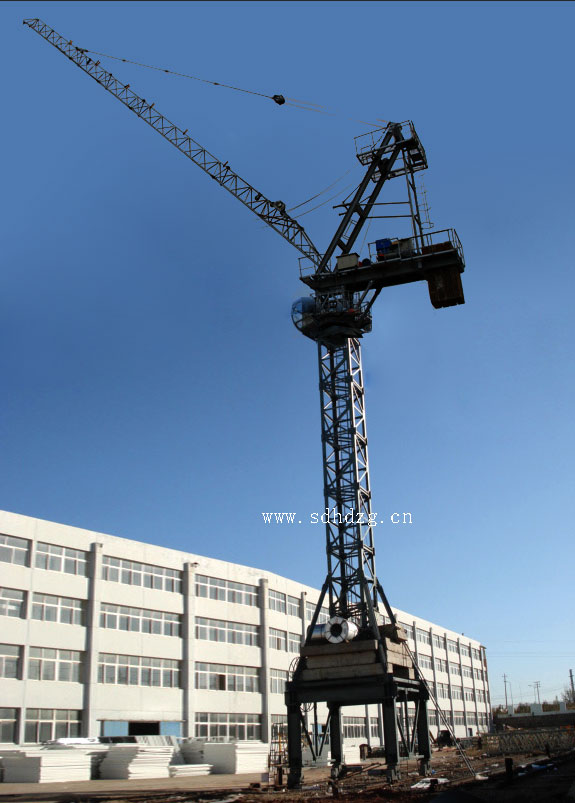 鸿达重工“铁力士”QTZ5010门座式鸿达塔机闪亮登场